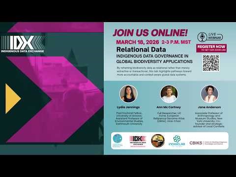 Relational Data: Indigenous Data Governance in Global Biodiversity Applications