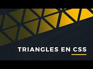 Créer des triangles en CSS