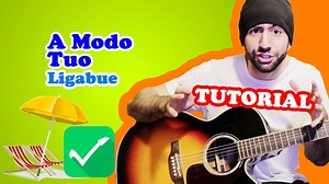 Tutorial Chitarra 🎸 A Modo Tuo - Ligabue / Elisa - Canzoniere Per la serie "Canzoni da spiaggia", oggi vediamo un tutorial facile su come suonare con la chitarra acustica o classica il brano A Modo Tuo di Ligabue, fatta anche da Elisa, in modalità canzoniere con accordi e ritmica. ⬇️ ⬇️ ⬇️ ⬇️ Risorse ⬇️ ✅ Corsi di Chitarra Facili: https://goo.gl/Tqr2ug 🔉 Guida agli Effetti per Chitarra (Ebook Gratis): http://effettiperchitarra.com 📘 Libro "La Mente del Chitarrista": http://amzn.to/2r89fEz 👕 
