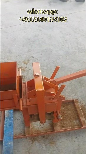 Manual clay brick making machine, versatile with one machine