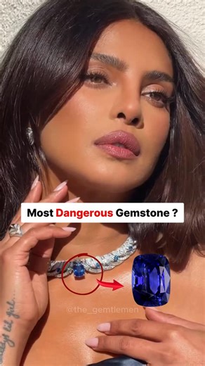 Priyanshu Goel | Celebrity Jewellery on Instagram: "When Priyanka Chopra wears a blue sapphire necklace by Bvlgari at the Golden Globes, it reminds us of one big myth we still believe in India. You do not need an astrologer’s permission to wear gemstones. If you’re wearing a gemstone only for aesthetic or fashion, there is no issue at all. Astrological impact comes into play only when you • do rituals or pooja • wear it with intention • let it touch the skin continuously If none of that is happe