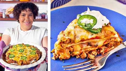 How to Make Burrito Pie