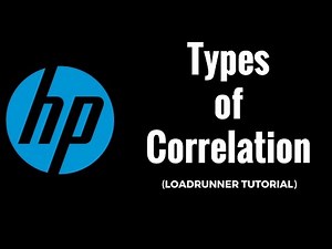 Types of Correction in HP/LoadRunner Tutorial for beginners