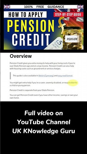 How to Apply Pension Credit UK 2026
