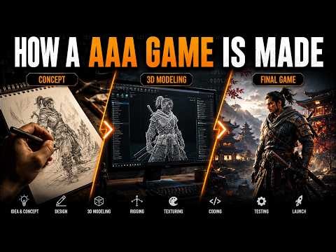How AAA Games are actually Made?