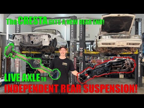 PROJECT KICKS OFF! CONVERTING THE CRESTA TO IRS WITH DAD!