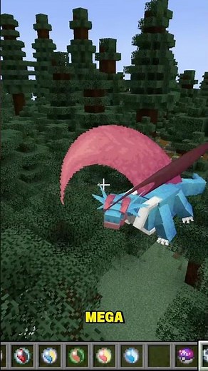 How to Get MEGA Salamence in Cobblemon! #cobblemon #shorts #megapokemon