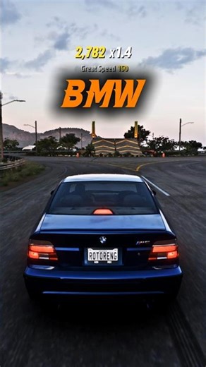 Rating Brakes 0-10: M5 E39 vs M3 E36 vs Lancer X vs S2000! 🛑 RAMP TEST | FH5 #shorts #forzahorizon5