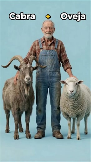 ✅ What happens if you cross a GOAT with a SHEEP 🐐🐑... #animals #geep #sheep #goat #hybrid #cross