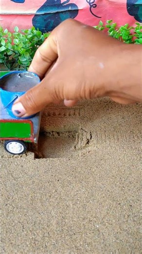 diy tractor mini concrete bridge making machine || #shorts