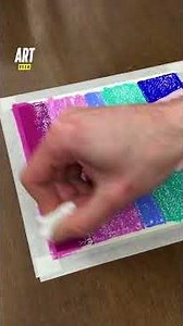 A magical drawing to reproduce at home 🖍 Check out this stunning result ✨🖼 #drawingtuto#oilpastel