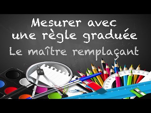 mesurer avec une règle graduée
