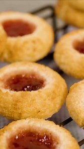 220K views · 1.3K reactions | Homemade biscuits don't get easier than this: three ingredients and five minutes of prep. Just mix desiccated coconut and sweetened condensed milk, shape and fill with jam for the easiest coconut jam drops. You can also get creative and fill the little holes with lemon curd or chocolate spread. If you'd like this recipe Google 'BestRecipes 3-Ingredient coconut jam drops'. | Best Recipes | Facebook