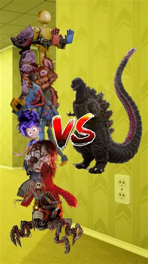 Famous Poppy Playtime Chapter 5 VS Shin Godzilla #poppyplaytimechapter5 #shingodzilla
