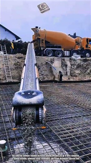 Innovation Concrete Conveyor Machine: High-Speed Construction Pouring System