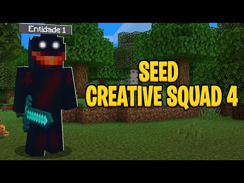 A Verdadeira Seed Da Creative Squad 4 MCPE E JAVA!