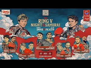 NAOYA INOUE VS. DAVID PICASSO LAUNCH PRESS CONFERENCE LIVESTREAM (RING V: NIGHT OF THE SAMURAI)