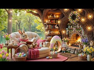 Easter Bunny Ambience 🐰 Relaxing Piano Music & Cozy Spring Ambience for a Peaceful Celebration
