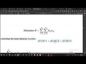 LP | Travelling Salesman problems formulation