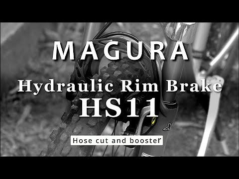 [MTB gear] Magura HS11 Hydraulic Rim Brake - Hose cut and booster