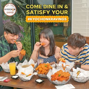 "🍗It's always chikin time with KyoChon!" - 🐤K Craving some good authentic K-Fried Chikin? Stop by for a bite so good that you'll feel as if you're in Korea itself! 🇰🇷 Dine in KyoChon now: http://bit.ly/KyoChonBusinessHours21 Order online: https://bit.ly/kyochon-weborder GrabFood: https://bit.ly/GrabFoodKyoChon #KyoMoments #myKyoChon #KyoChonKravings | KyoChon Malaysia