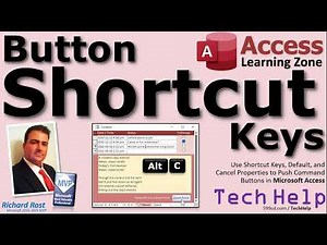 Use Shortcut Keys, Default, and Cancel Properties to Push Command Buttons in Microsoft Access