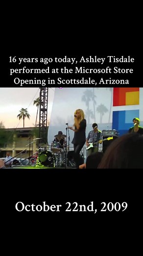Ashley Tisdale's Iconic Microsoft Store Performance