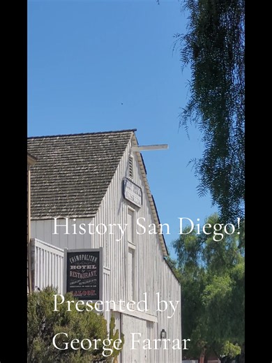 Let's enjoy a musical view of the Contemporary Hotel (Casa de Bandini) and the reconstructed Seeley Stables #Barn at #OldTown #SanDiego #FYP #History