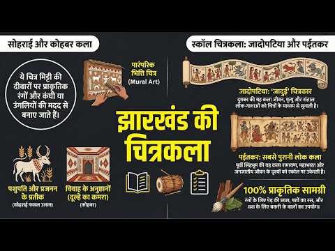 झारखंड की पारंपरिक चित्रकला | Sohrai & Kohbar Art in Hindi