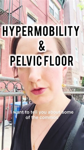 Specific pelvic floor concerns for hypermobile people include: 1. Urinary incontinence 2. Pelvic pain 3. Bowel Dysfunction 4. Pelvic Organ prolapse Talk to your pelvic health provider about these different dysfunctions if you’re a hypermobile person. Articles referenced: https://link.springer.com/article/10.1007/s00192-022-05273-8?fromPaywallRec=false https://www.sciencedirect.com/science/article/abs/pii/S0301211526000096 #hypermobility #heds #pelvicfloor #nyc #physicaltherapy