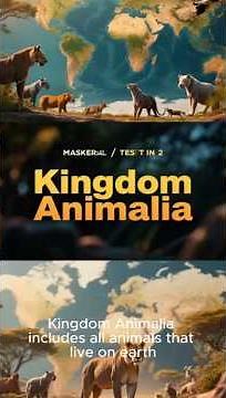 Kingdom Animalia Explained in 60 Seconds #animals #facts #animal