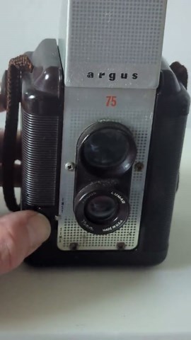 Vintage Argus 75 Twin Lens Reflex Camera With Case, 1950s Lumar 75mm Lens - Etsy