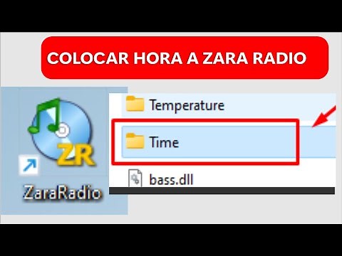 como colocar time en zara radio