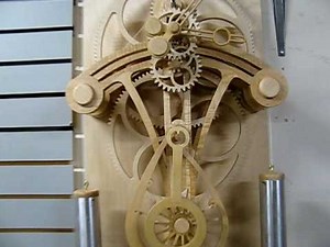 Wooden Gear Clock Completed