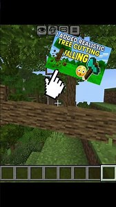 Minecraft But One Chop = Whole Tree Falls 😱🌳🔥 #shorts