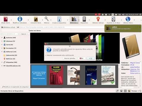 Usar Calibre para convertir ebooks y enviar a lector Kindle