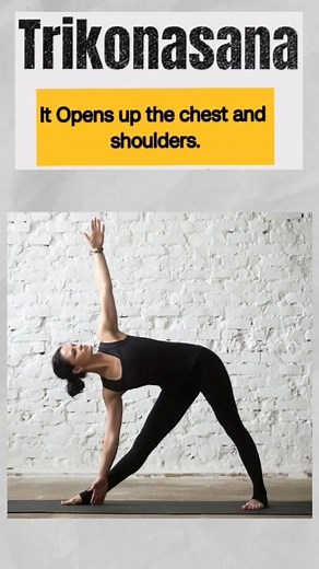 2.6K views · 46 reactions | Trikonasana 律 Benefits Of Trikonasana |...