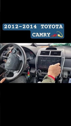 🚘💫2012-2014 Toyota Camry 🏎️ Stereo 📟upgrade #toyotacars #carplay #Androidauto #reversecamera 📸
