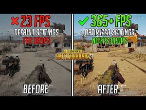 PUBG: Battlegrounds - 🔧Best PC Settings to BOOST FPS, Fix Lags & Stutter on ANY PC✅📈