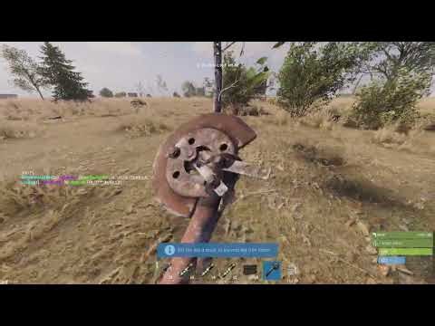 Some nice Pvp in rust server name is Cloudy one grid