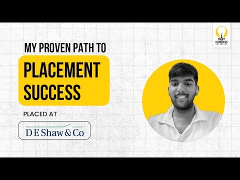 How I Got Placed at DE Shaw | Sai Charan’s Coding Journey
