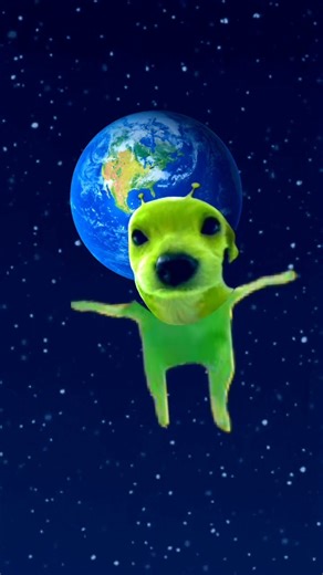 alien dog sing pretty little baby