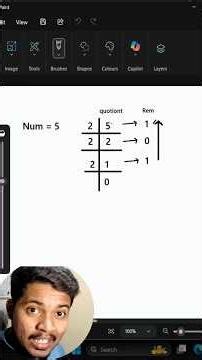 🎯 Convert decimal to binary. #shorts #coding #programming