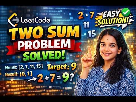 LeetCode Two Sum Problem Explained | Easy Solution in Java