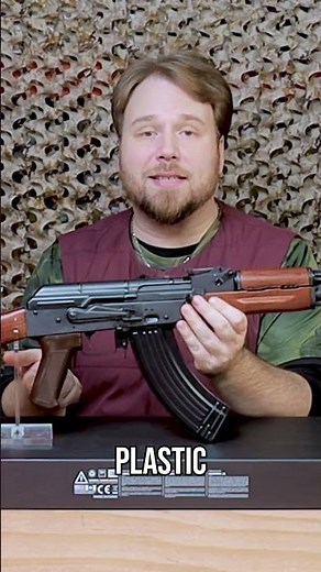 Real Wood AK-74 Airsoft Gun Authentic Feel & Weight