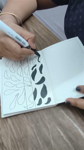 Satisfying pattern art 🎨 #drawing #patternart #abstract #satisfyingart #markerart #doodleart #doodle