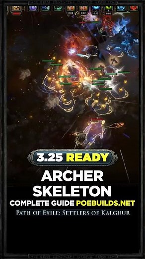 [POE 3.25] ARCHER SKELETONS GUARDIAN - POE BUILDS #shorts #pathofexile #poebuilds #poe