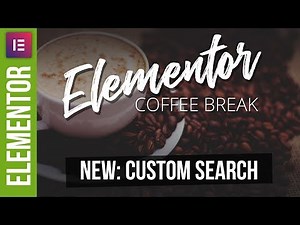 New in ELEMENTOR - Search Widget Tutorial