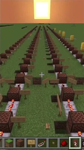 jingle bells noteblocks song #gaming #shorts