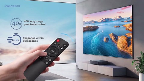 Replacement Remote for Mini Projector,Compatible with Magcubic HY300Pro,HIPPUS HY300Pro,Aubor HY300Pro,Xgody HY300Pro,Maypug P1 Portable Projector